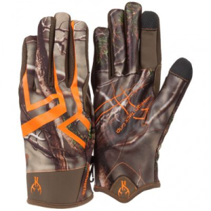 Huntworth Stretch Woven Shooters Gloves - Oak Tree Evo (LARGE)