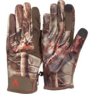 Huntworth Men's Camo Stealth Shooters Gloves - Oak Tree Evo (XL)