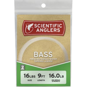 Scientific Anglers 9-Ft. Bass Leader Two-Pack (12 LB)