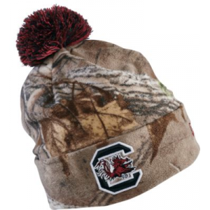 New Era Men's South Carolina Gamecocks Camo Knit Beanie - Realtree Xtra 'Camouflage' (ONE SIZE FITS MOST)