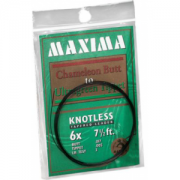 Maxima 7.5' Tapered Knotless Leader - Green (2X)