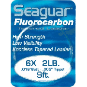 Seaguar Fluorocarbon 9 ft. Leaders (6X)