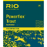 RIO Powerflex 9ft Leader - Natural (9FT 2X 10LB)