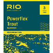 RIO Powerflex 9-ft. Leader 3-Pack - Natural (9FT 1X 13LB 3PK)
