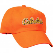 Cabela's Men's Logo Blaze Cap - Blaze Orange (ONE SIZE FITS MOST)