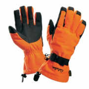 Cabela's Men's Silent-Suede Gloves with Thinsulate and 4MOST DRY-Plus - Blaze Orange (MEDIUM)