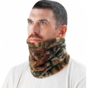 Cabela's Men's Reversible Fleece Neck Gaiter - Realtree Xtra/Blaze (ONE SIZE FITS MOST)