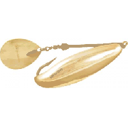 Bomber Saltwater Who Dat Rattling Spinner Spoon - Gold