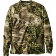 Cabela's Men's Hunting Zone Long-Sleeve Camo Tee Shirt - Mossy Oak Brush 'Tan' (3XL)