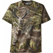 Cabela's Men's Antelope Skulls Short-Sleeve Camo Tee Shirt - Max-1 'Green' (3XL)