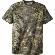 Cabela's Men's Mule-Deer Skull Short-Sleeve Camo Tee Shirt - Max-1 'Green' (XL)