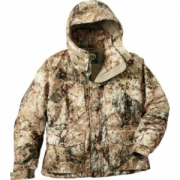 Cabela's Men's Silent-Suede Jacket with 4MOST DRY-Plus Regular - Zonz Woodlands 'Camouflage' (LARGE)