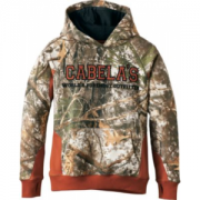 Cabela's Youth ColorPhase Hoodie with 4MOST Adapt - Zonz Woodlands/Green (XL)