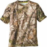 Cabela's Youth Performance Camo Short-Sleeve Tee Shirt - Zonz Woodlands 'Camouflage' (2XL)