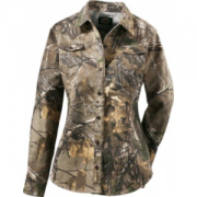 Cabela's Women's Silent Weave Seven-Button Shirt - Realtree Ap Hd 'Camouflage' (XS)