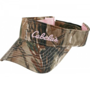 Cabela's Women's Pink Logo Camo Visor - Realtree Ap Hd 'Camouflage' (ONE SIZE FITS MOST)