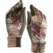 Under Armour Women's Scent-Control Liner Gloves - Realtree Xtra 'Camouflage' (XL)