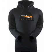 Sitka Men's Logo Hoodie - Black (LARGE)