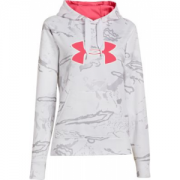 Under Armour Women's Camo Big Logo Hoodie - Snow Camo 'Beige' (MEDIUM)