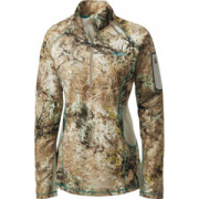 Cabela's OutfitHER Lewiston 1/4-Zip Pullover - Zonz Western 'Camouflage' (XL)