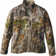 Cabela's Men's Heated Performance Zonz Camo Fleece Jacket with 4MOST Windshear - Zonz Woodlands 'Camouflage' (XL)