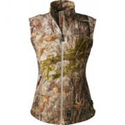 Cabela's Women's Heated Performance Camo Fleece Vest - Zonz Woodlands 'Camouflage' (SMALL)