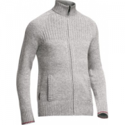 Cabela's + Icebreaker Merino's Men's Spire Cardigan - Metro Heather/Jethtr (LARGE)