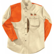 Beretta Men's Front Loading Shirt - Tan/Blaze (XL)