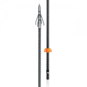RPM Bowfishing Hazard Arrow with Deep Stage Four-Barb Point - Grey
