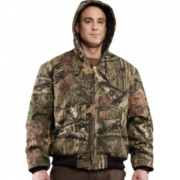 Carhartt Men's Quilted-Flannel-Lined Camo Active Jacket Regular - Mo Break-Up Infinity (SMALL)