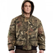 Carhartt Men's Quilted-Flannel-Lined Camo Active Jacket Tall - Mo Break-Up Infinity (LARGE)