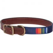 Pendleton Crater Lake Leather Dog Collar (MEDIUM)