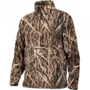 Drake Men's MST Camp Fleece Pullover - Mo Shdw Grass Blades 'Camouflage' (MEDIUM)