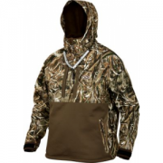 Drake Men's LST Eqwader Deluxe 1/4-Zip - Realtree Max-5 (MEDIUM)