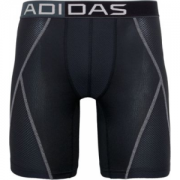 adidas Men's climacool Mesh Single Midway Boxer Brief - Black/Light Onix (LARGE)