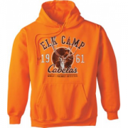 Cabela's Men's Blaze Elk Camp Hoodie 'Orange' (3XL)