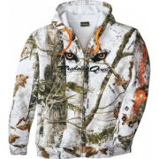 Cabela's Men's Berber Predator Quest Full-Zip Hoodie - Zonz Woodlands Snow 'White Camouflage' (2XL)