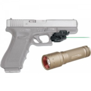 Crimson Trace Rail Master Green Laser with Free LED Lenser T7.2 Flashlight Combo (FLASHLIGHT COMBO RMS)