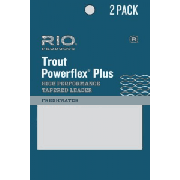 RIO Powerflex Plus 12-ft. Tapered Trout Leader Two-Pack (0X)