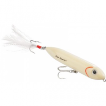 Heddon Feather-Dressed Super Spook Jr. - Black