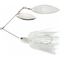 Lil' Hustler Double-Willow Pike Spinnerbait - White