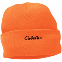 Cabela's Men's Blaze Knit Stocking Cap 'Orange' (ONE SIZE FITS ALL)