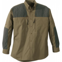 Cabela's Men's Extreme Upland Series Shirt - Khaki/Blaze (LARGE)