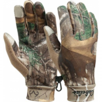 Cabela's Men's Power Stretch Liner Gloves - Zonz Woodlands 'Camouflage' (XL)