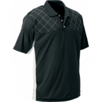 Cabela's Men's Team Shooting Polo with 4MOST Wick - Black/White (XL)