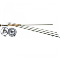 TFO Lefty Kreh BVK/Cabela's Rls+ Fly Combo - Olive