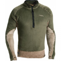 Cabela's Men's Thermal Zone Standhunter 1/2-Zip Top with Polartec Regular - Loden 'Olive Green' (LARGE)