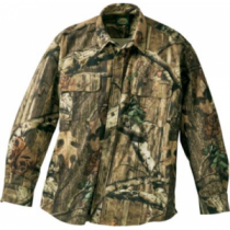 Cabela's Men's Microtex Shirt Regular - Outfitter Camo (MEDIUM)