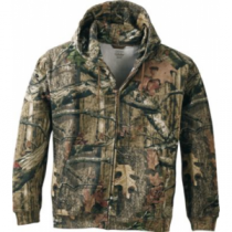 Cabela's Men's Storm Cotton Full-Zip Hoodie - Zonz Woodlands 'Camouflage' (LARGE)