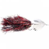 Joe Bucher Mag Tinsel Spinner - (002)Black/Red/Nickel